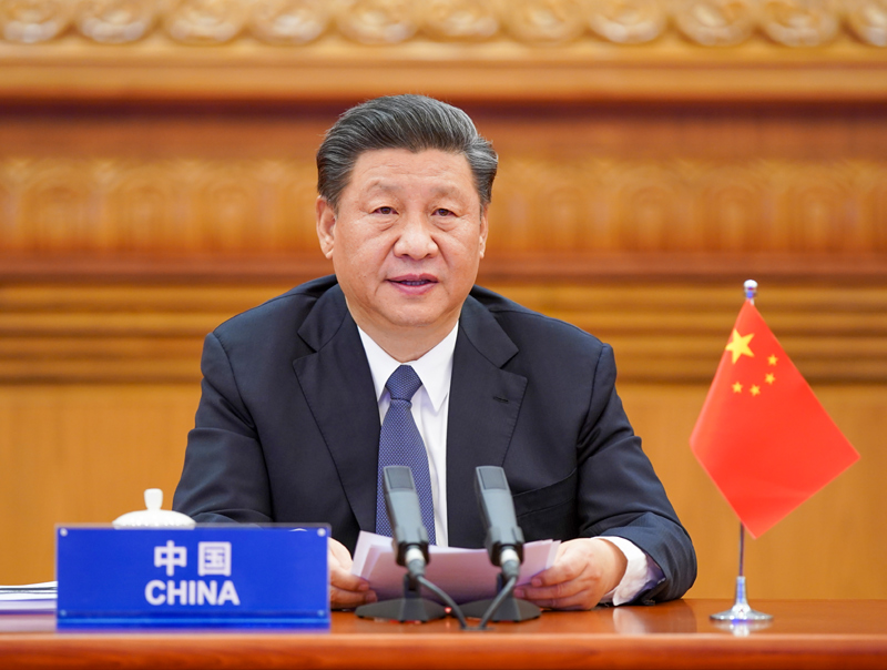 3月26日，國家主席習(xí)近平在北京出席二十國集團領(lǐng)導(dǎo)人應(yīng)對新冠肺炎特別峰會并發(fā)表題為《攜手抗疫 共克時艱》的重要講話。